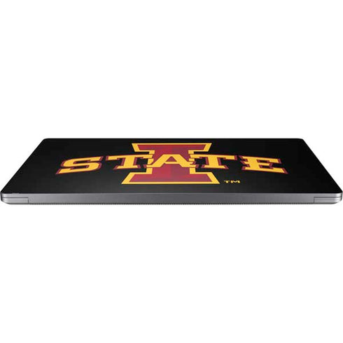 Iowa State University Primary Logo Black Universal Laptop 13in (10.6 x 7.6in) Skin